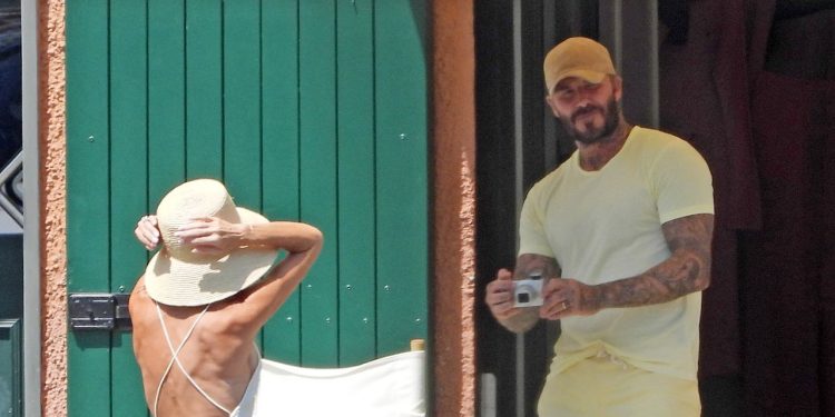 Beckham jako dvorní fotograf: rodinné léto na italské riviéře