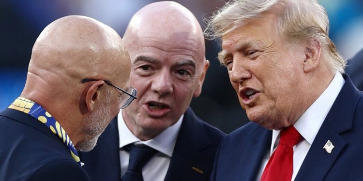 FIFA odmítá zprávu o Infantinově snaze získat Trumpa